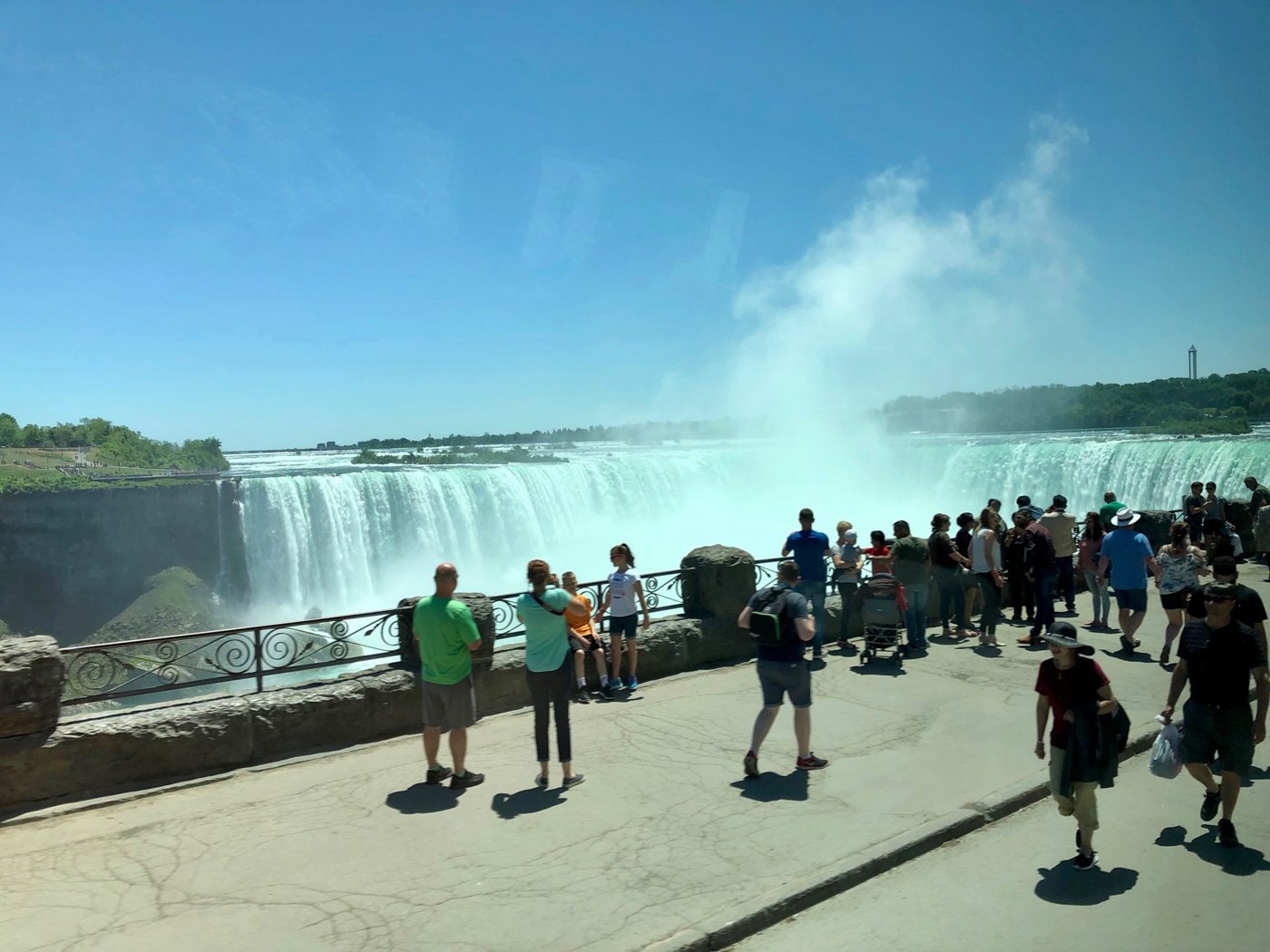 Travel photograph from our magnificent aerial views of the niagara falls from the canadian side story